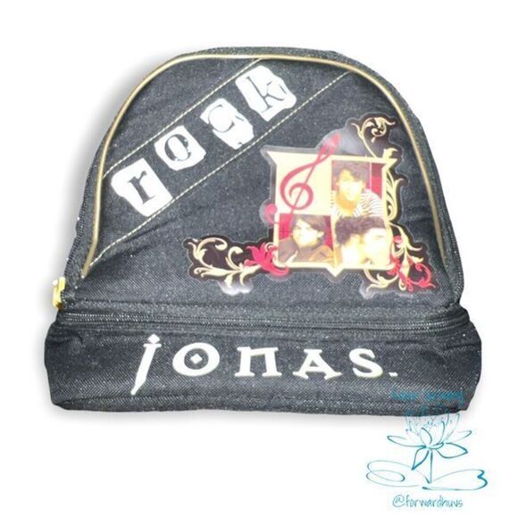Rock Jonas Lunchbox by ZAK! - Preowned Jonas Brothers Lunch Bag - Picture 1 of 10